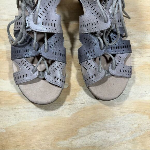 Earth Steph Mali Taupe Heeled Sandals Women’s Size 10 - Picture 5 of 9